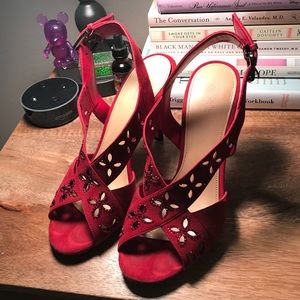 Michael Kors ruby red heels